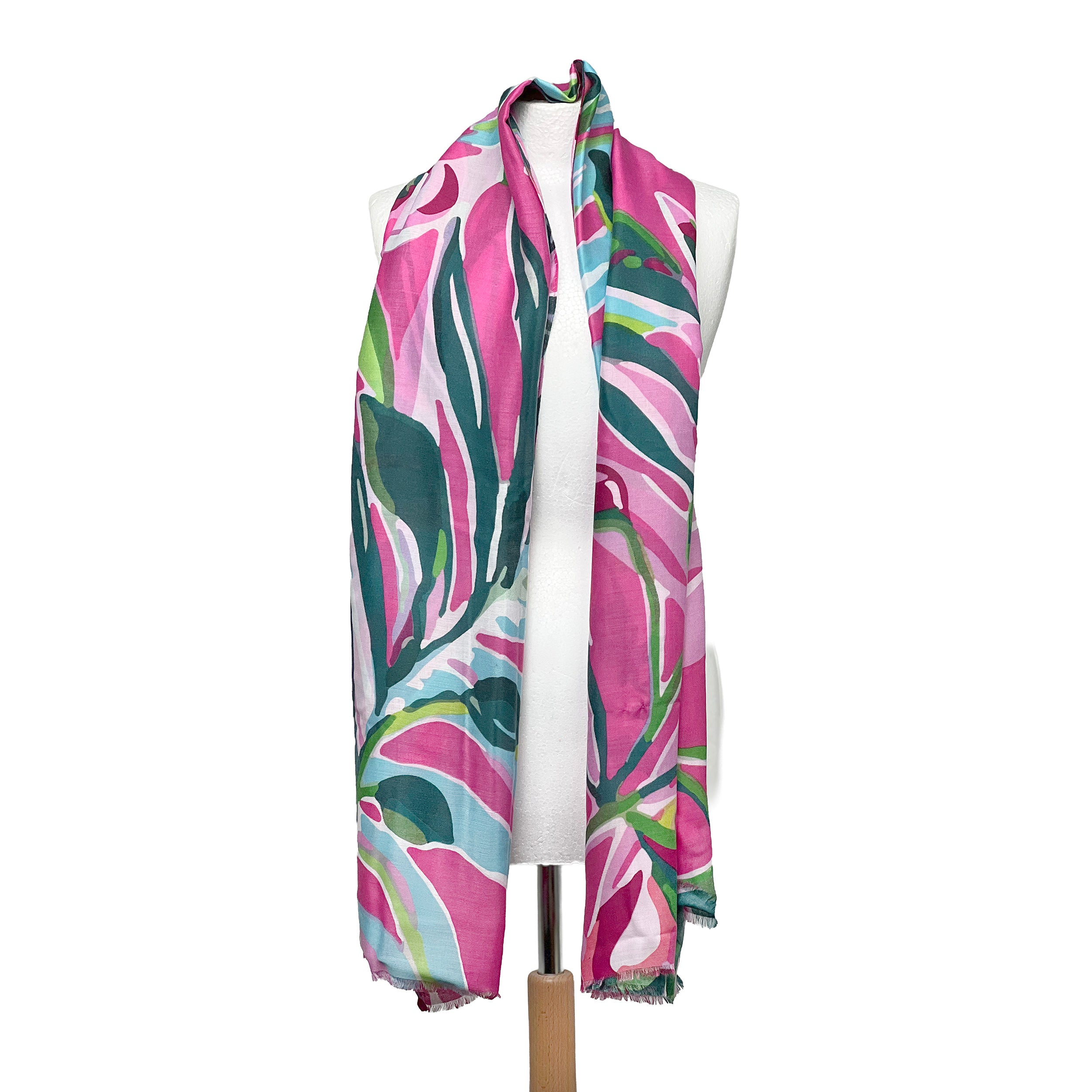 Weavermill Boxed Vintage Scarf " Tropical Floral" - Various Colours