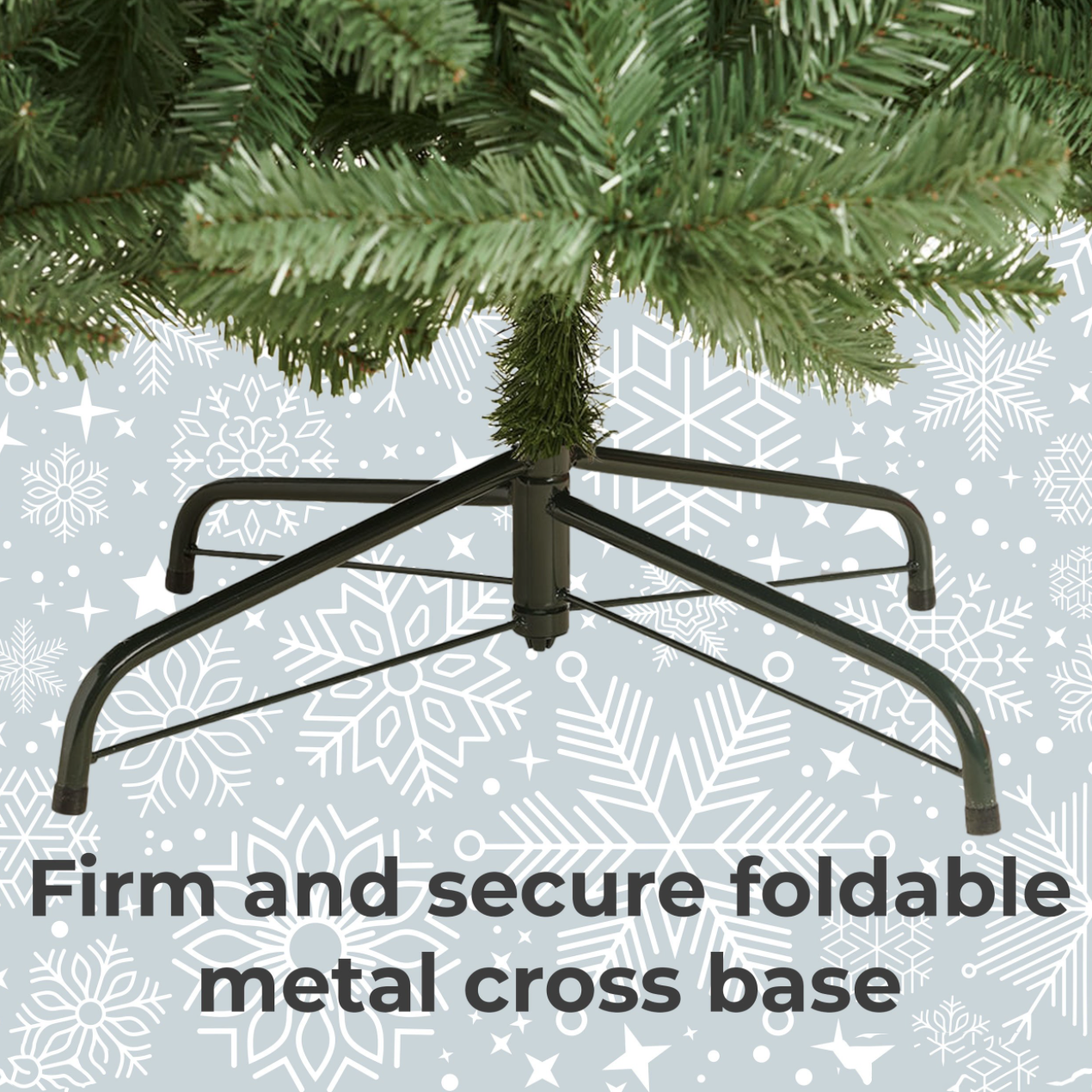 Artificial Green Scandinavian Fir Christmas Tree 7ft