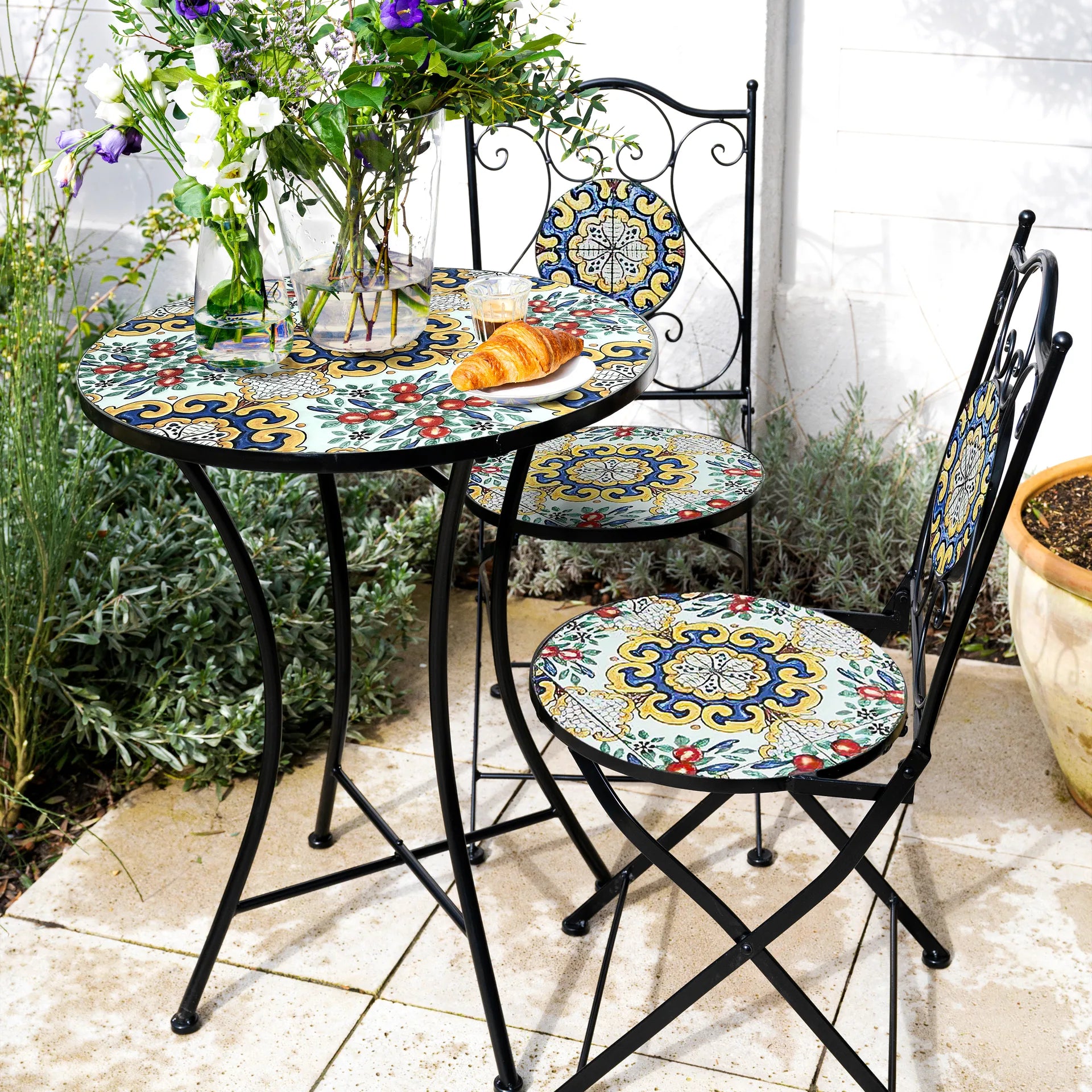 2 Seater Mosaic Bistro Sets - Various Designs