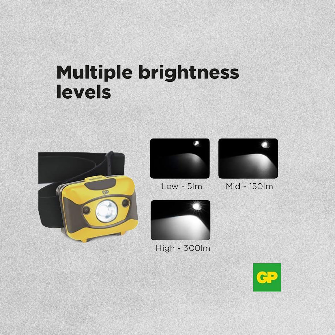 GP Discovery Headlamp - 300 lumens