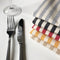 Cote-de-Amor Cotton Striped Dinner Napkins 45 x 45cm - Set of 12