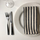 Cote-de-Amor Cotton Striped Dinner Napkins 45 x 45cm - Set of 12