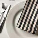 Cote-de-Amor Cotton Striped Dinner Napkins 45 x 45cm - Set of 12