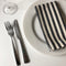 Cote-de-Amor Cotton Striped Dinner Napkins 45 x 45cm - Set of 12