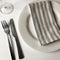 Cote-de-Amor Cotton Striped Dinner Napkins 45 x 45cm - Set of 12