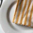 Cote-de-Amor Cotton Striped Dinner Napkins 45 x 45cm - Set of 12