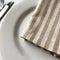 Cote-de-Amor Cotton Striped Dinner Napkins 45 x 45cm - Set of 12