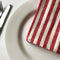 Cote-de-Amor Cotton Striped Dinner Napkins 45 x 45cm - Set of 12