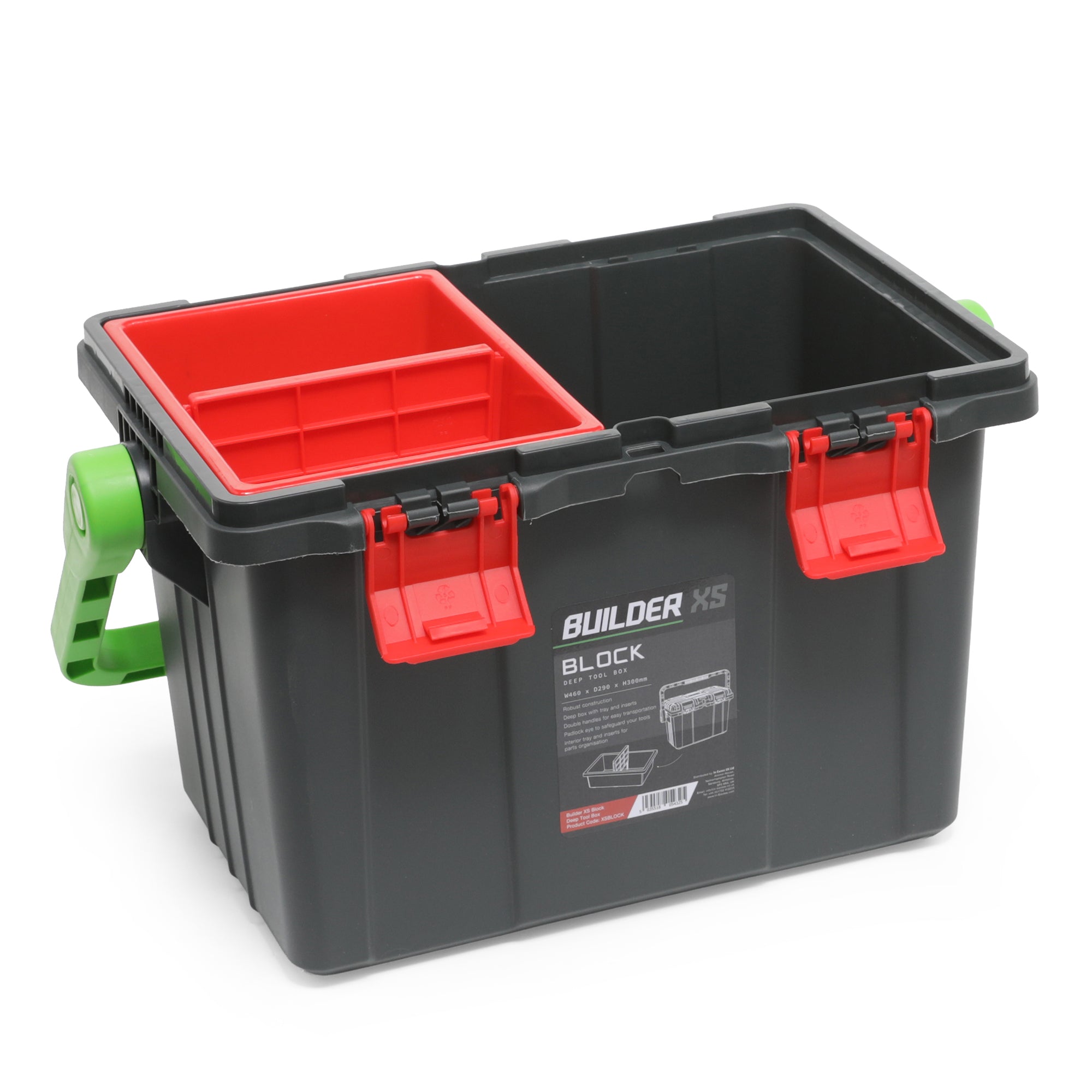 Builder Pro Block Deep Tool Box W460 x D290 x H300mm