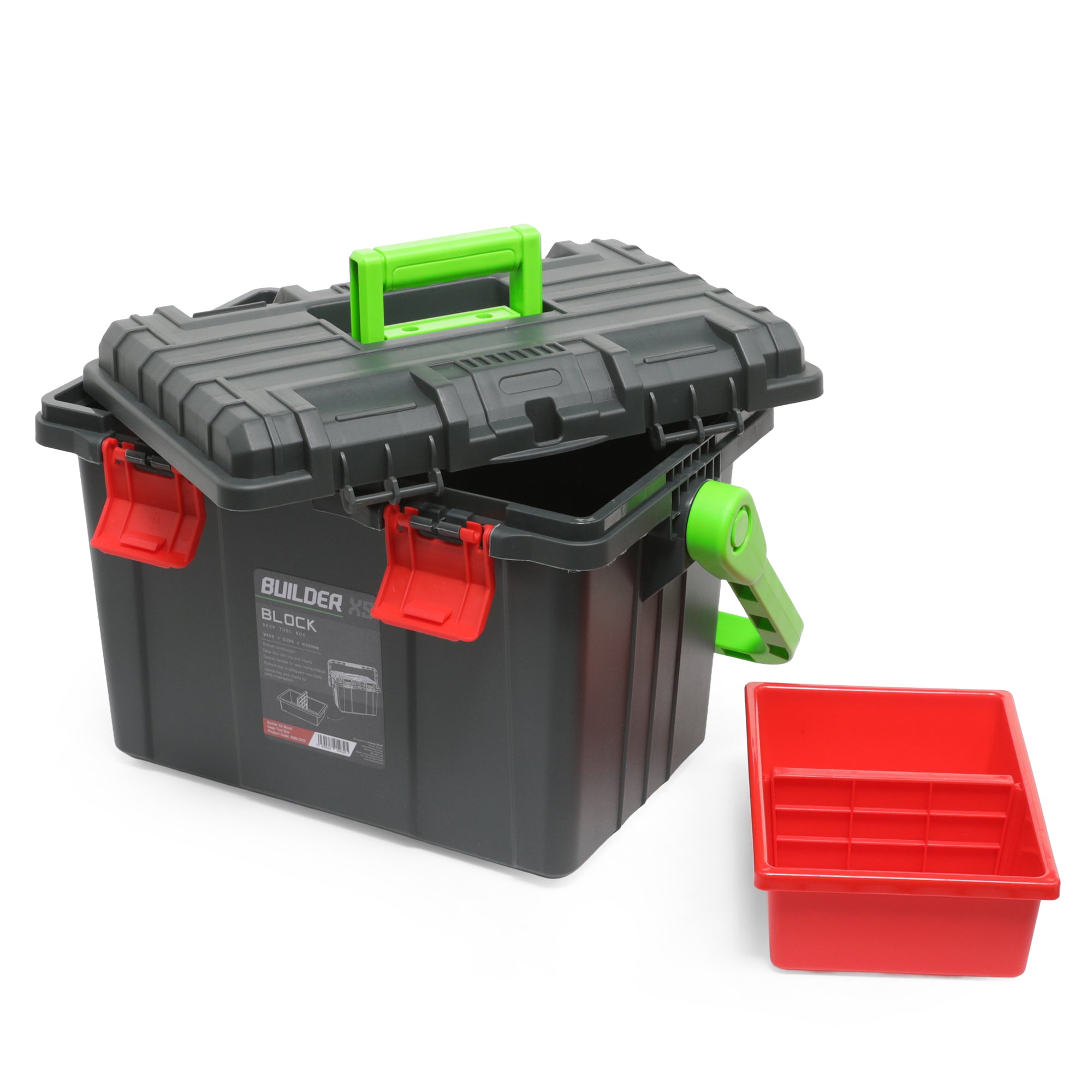 Builder Pro Block Deep Tool Box W460 x D290 x H300mm