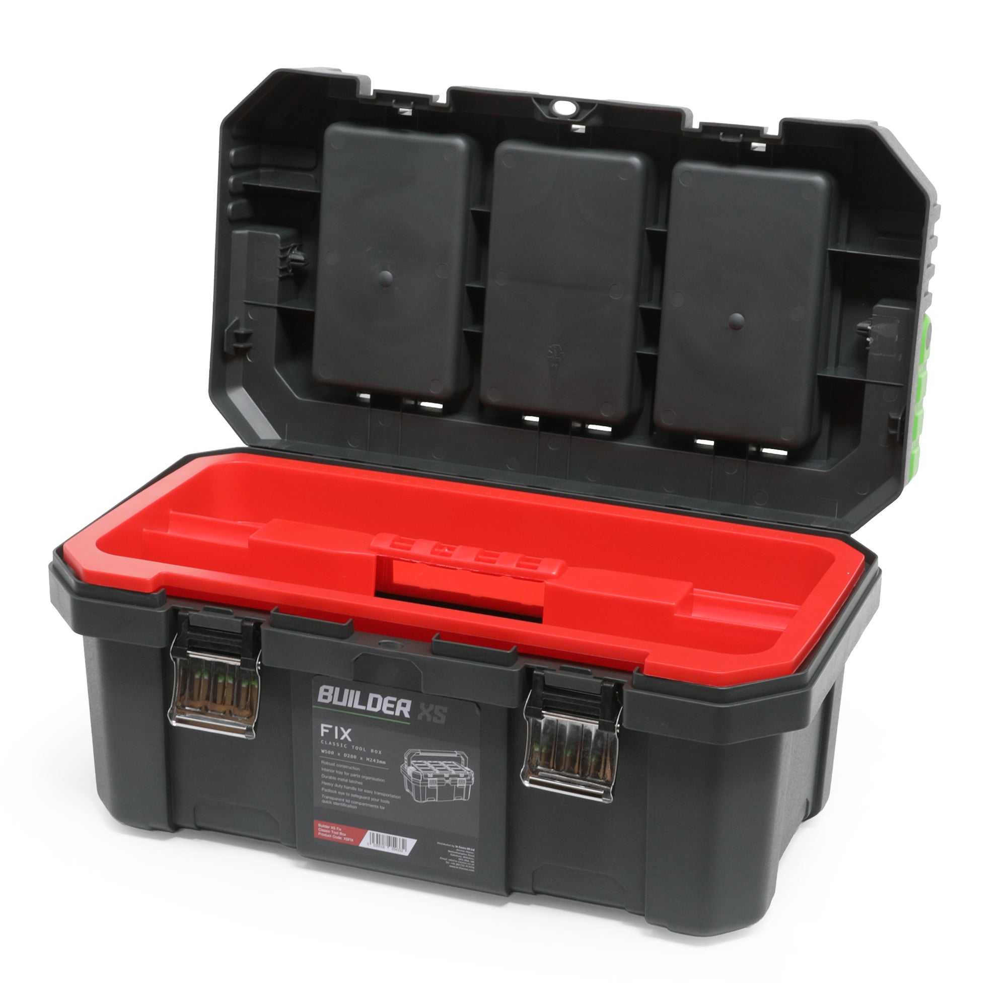 Builder Pro Fix Classic Tool Box W500 x D280 x H243mm
