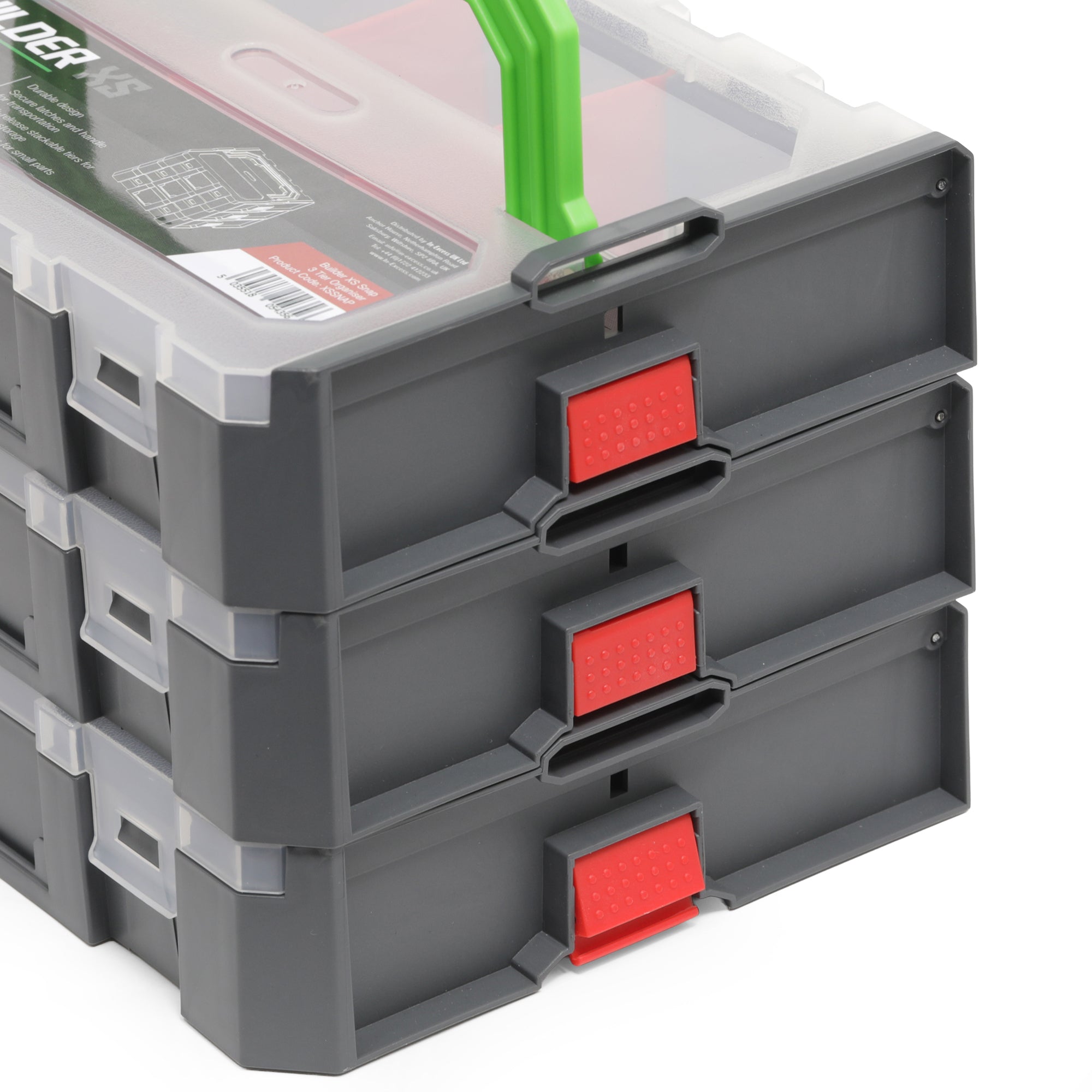 Builder Pro Snap 3 Tier Organiser W232 x D180 x H170mm