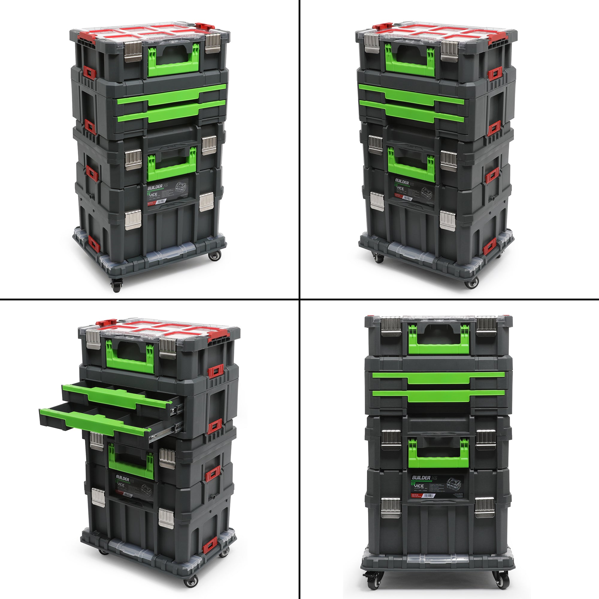 Builder Pro Stack-Form Modular Tool Boxes – Build Your Stack