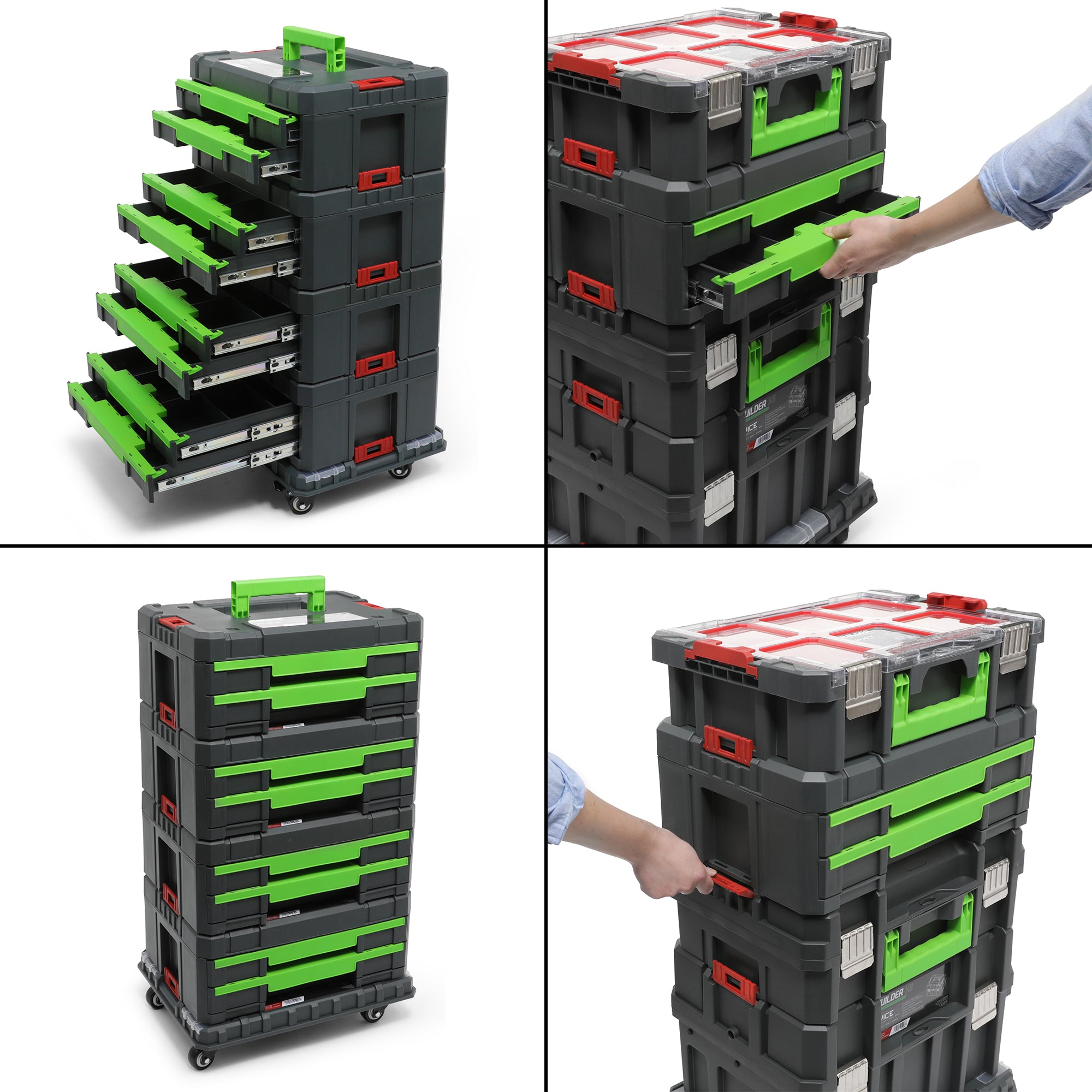 Builder Pro Stack-Form Modular Tool Boxes – Build Your Stack