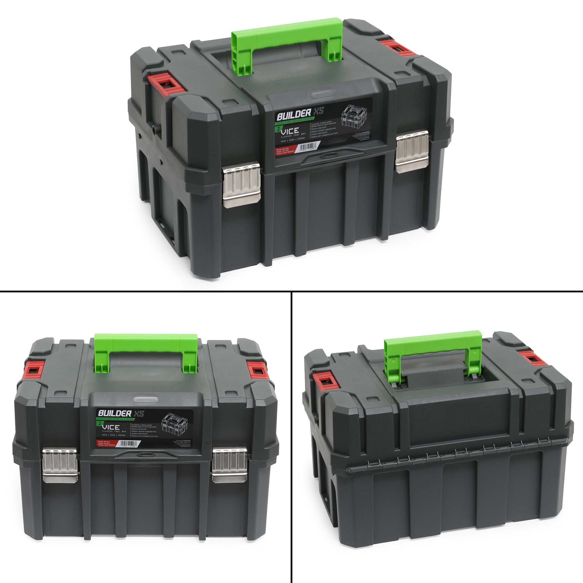 Builder Pro Stack-Form Modular Tool Boxes – Build Your Stack