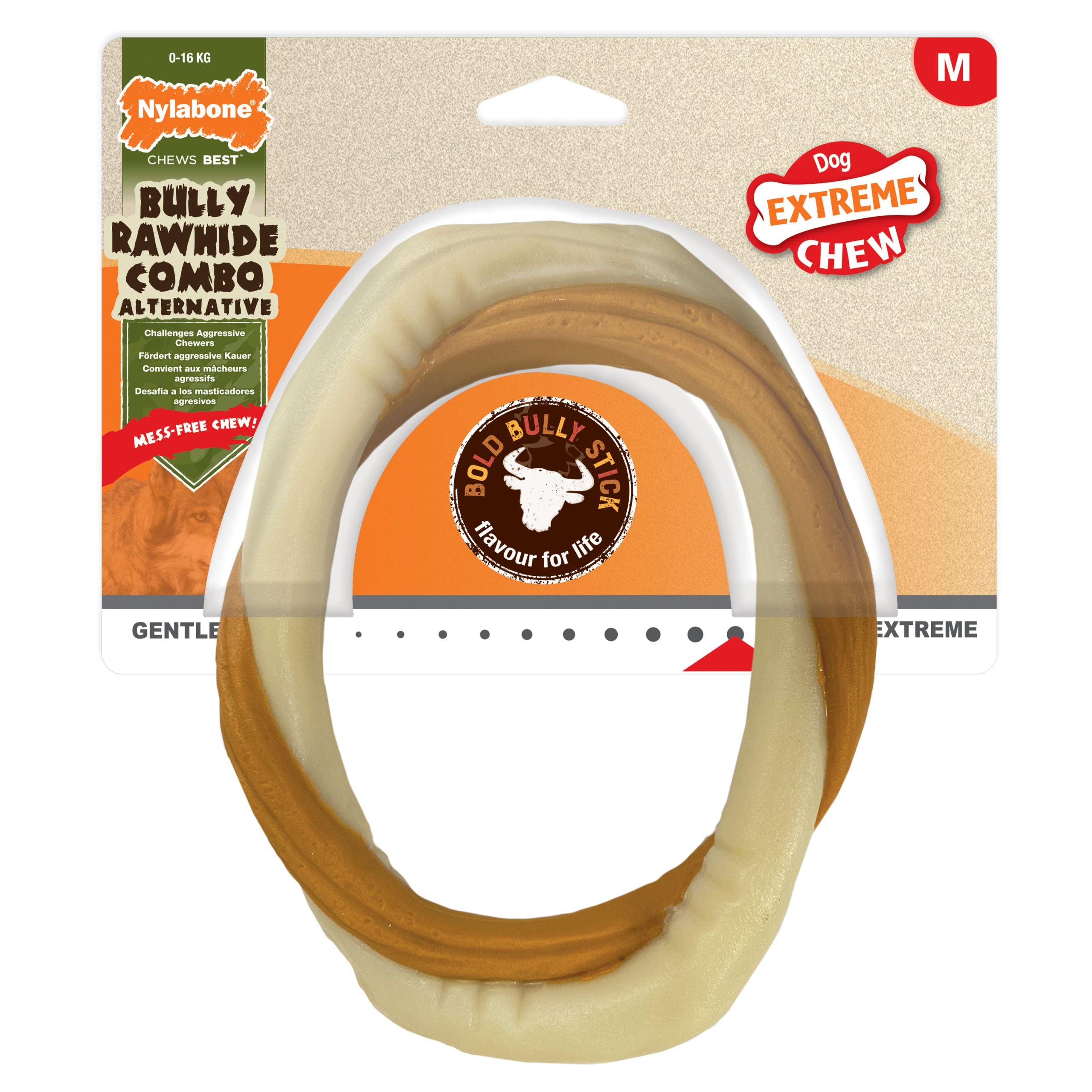 Nylabone Bully Rawhide Combo Alternative