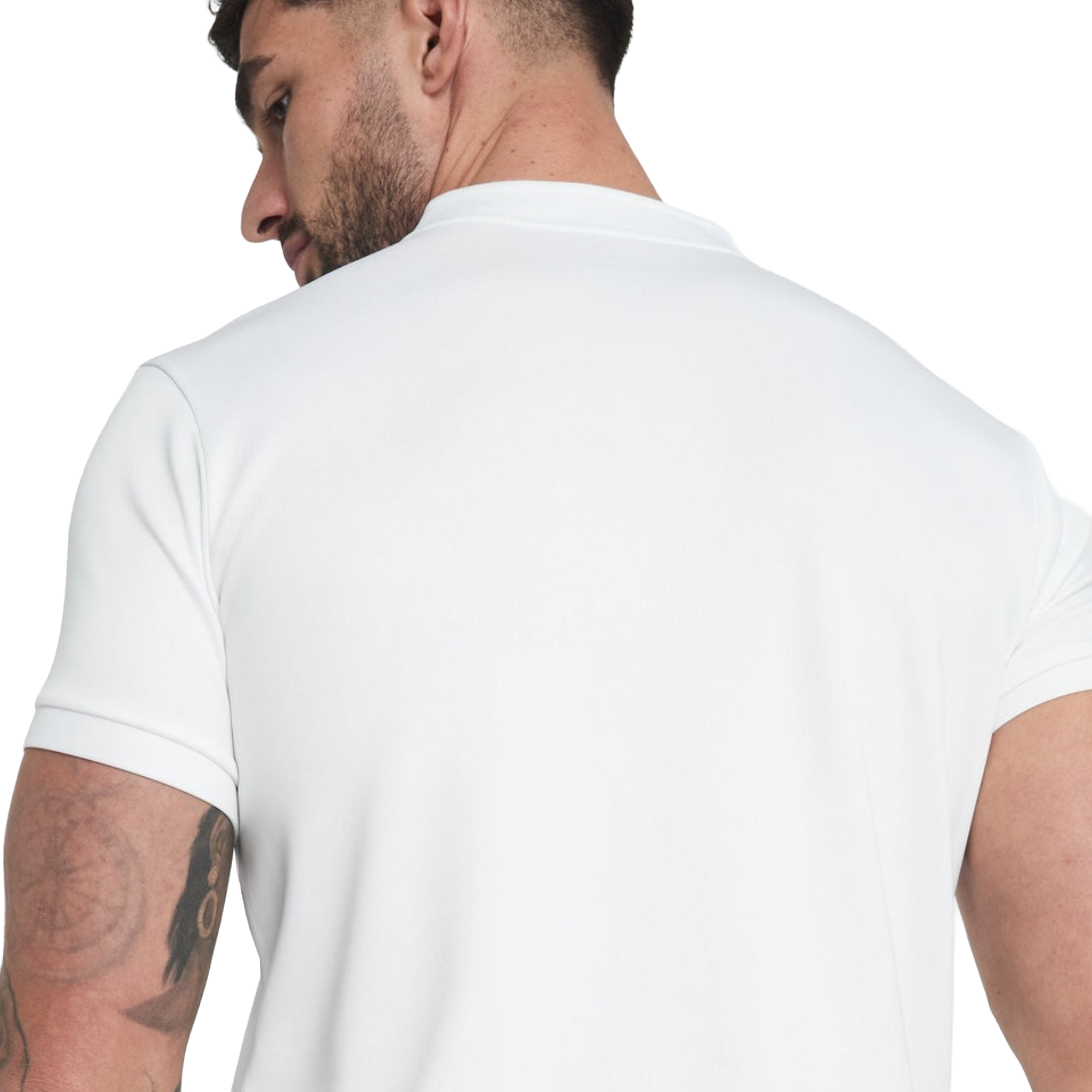 Men's Short Sleeve Mid-Collar Zip Up Sport Shirt FP3