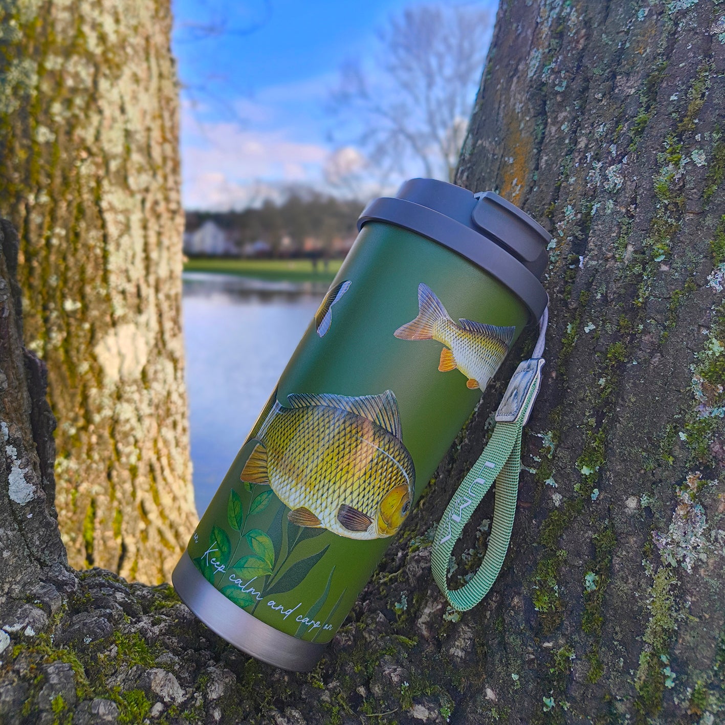 Luma Wilderness Insulated Tumbler 500ml - Fishing