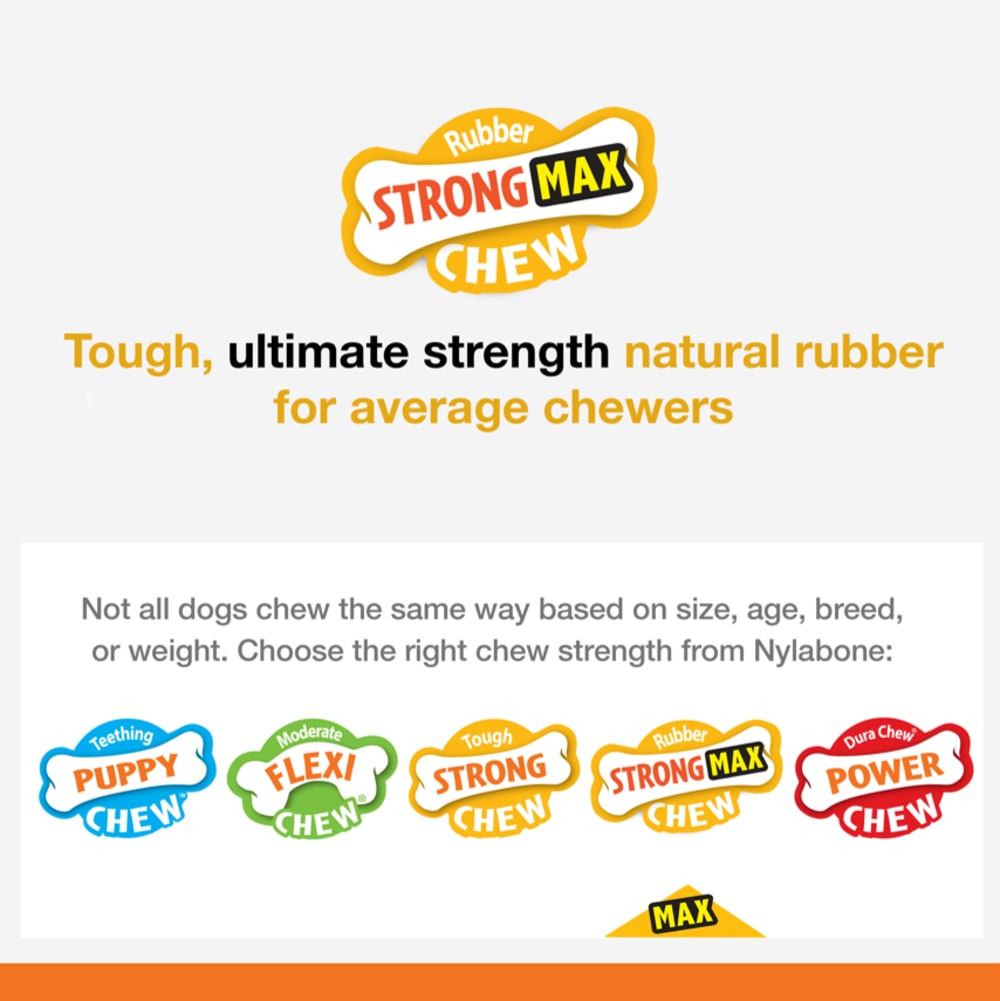 Nylabone Roll and Chase Beef Dog Chew