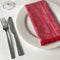Native Fab Chevron Check Cotton Dinner Napkins 45 x 45cm - Set of 12