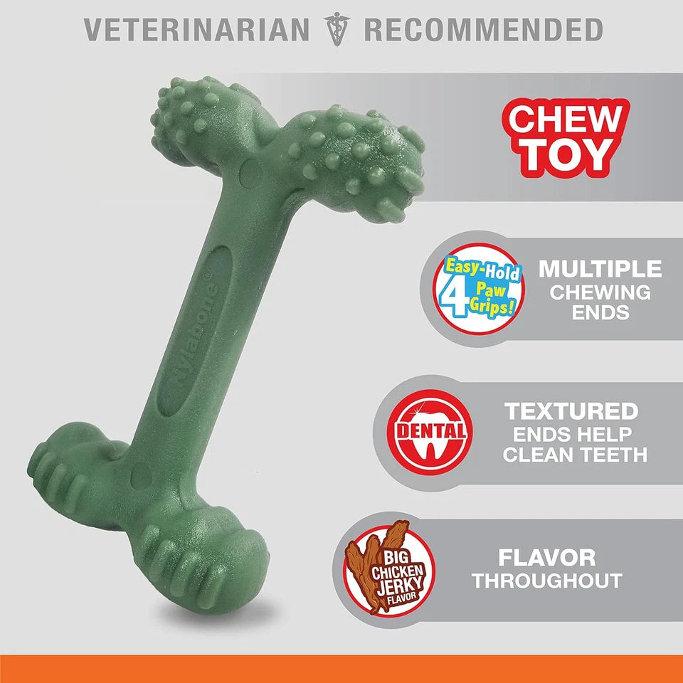 Nylabone Bone Dental Plus Nylon Extreme Chewing Large Dog Toy