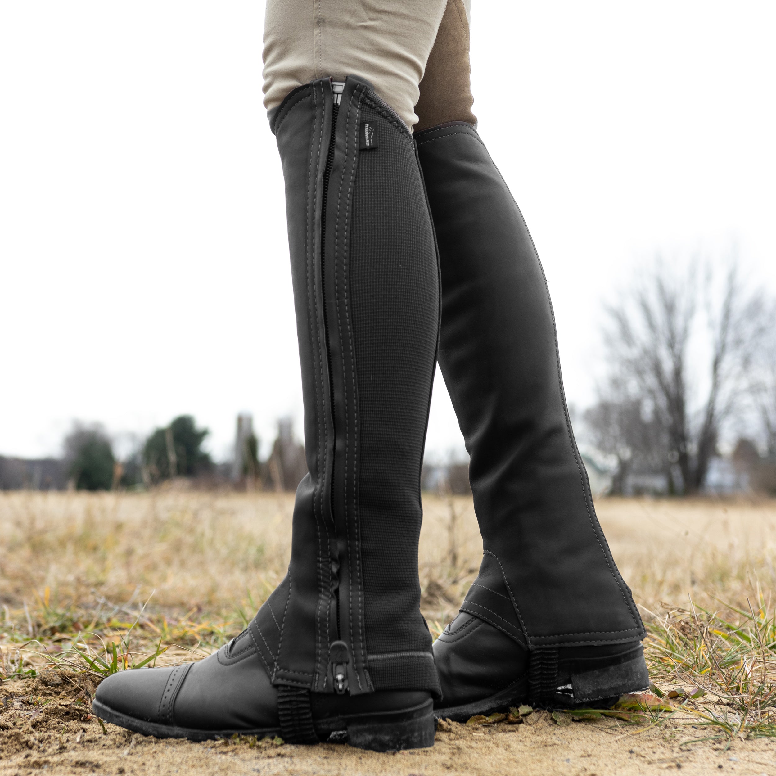 ProChaps Classic Fit Half Chap - Black