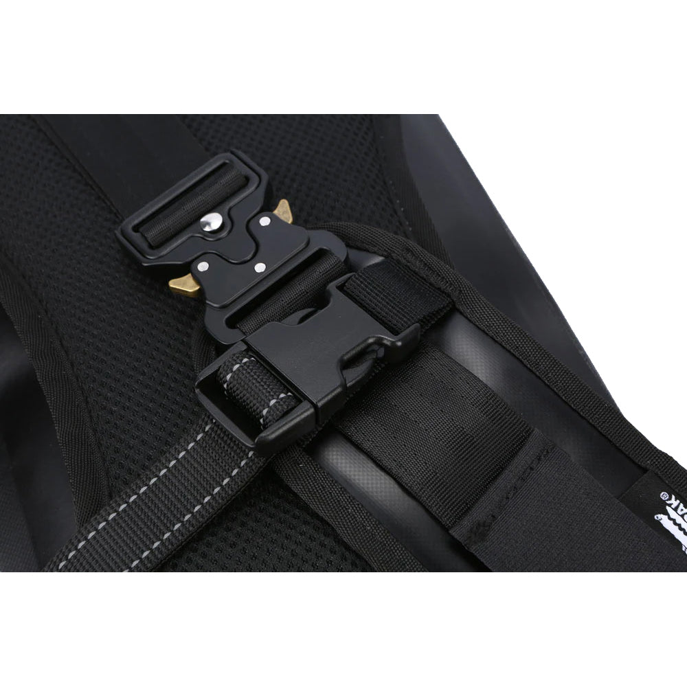 Crocpak Black Palmarès Messenger Sling Bag - Protective 100% Waterproof Bag