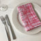 Cote-de-Amor Cross Hatch Cotton Dinner Napkins 42 x 42cm - Set of 12