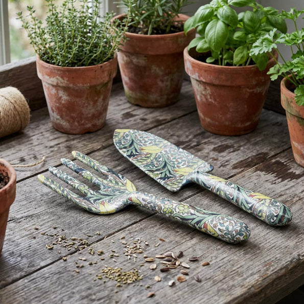 Gardeners Fork & Trowel Gift Set - William Morris Designs