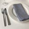 Native Fab Dogtooth Cotton Dinner Napkins 45 x 45cm - Set of 12