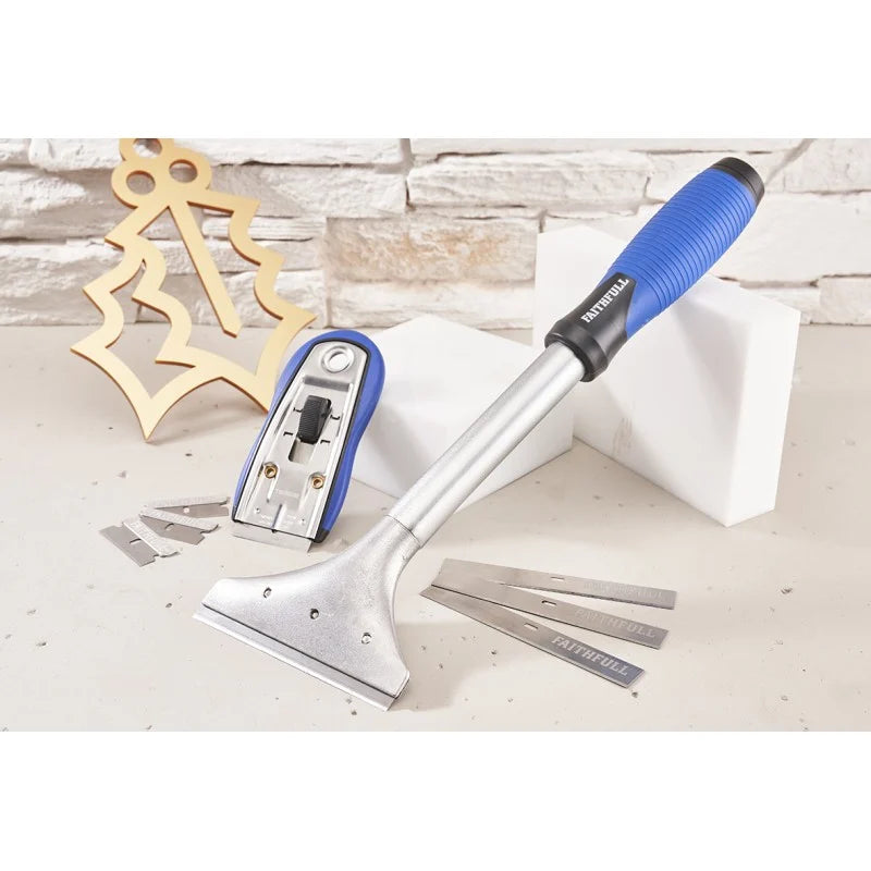 Faithful Quality Tools Razor & Scraper Blade Set