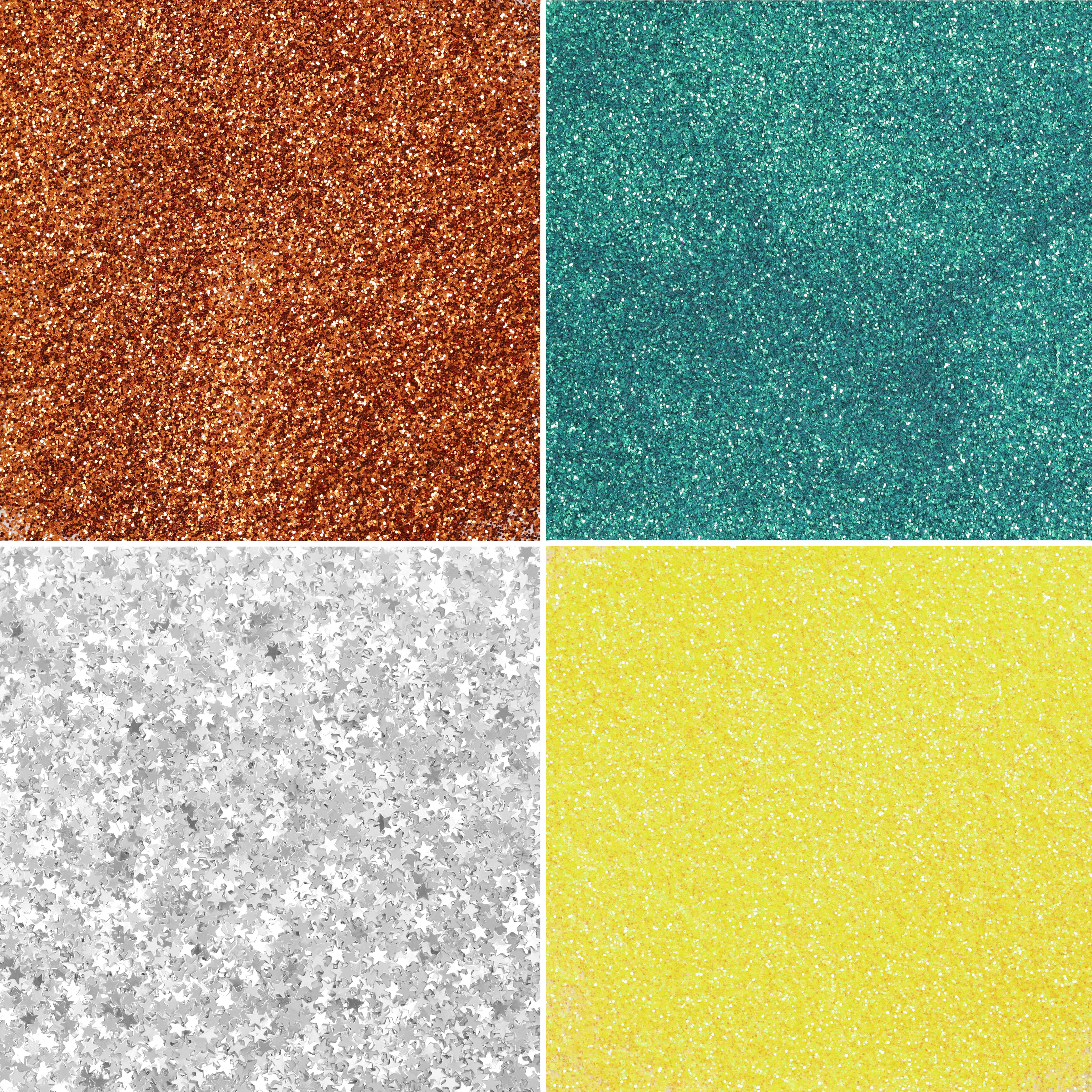 Hemway Set of 54 Glitter Tubes - Premium FINE Multipurpose Glitter