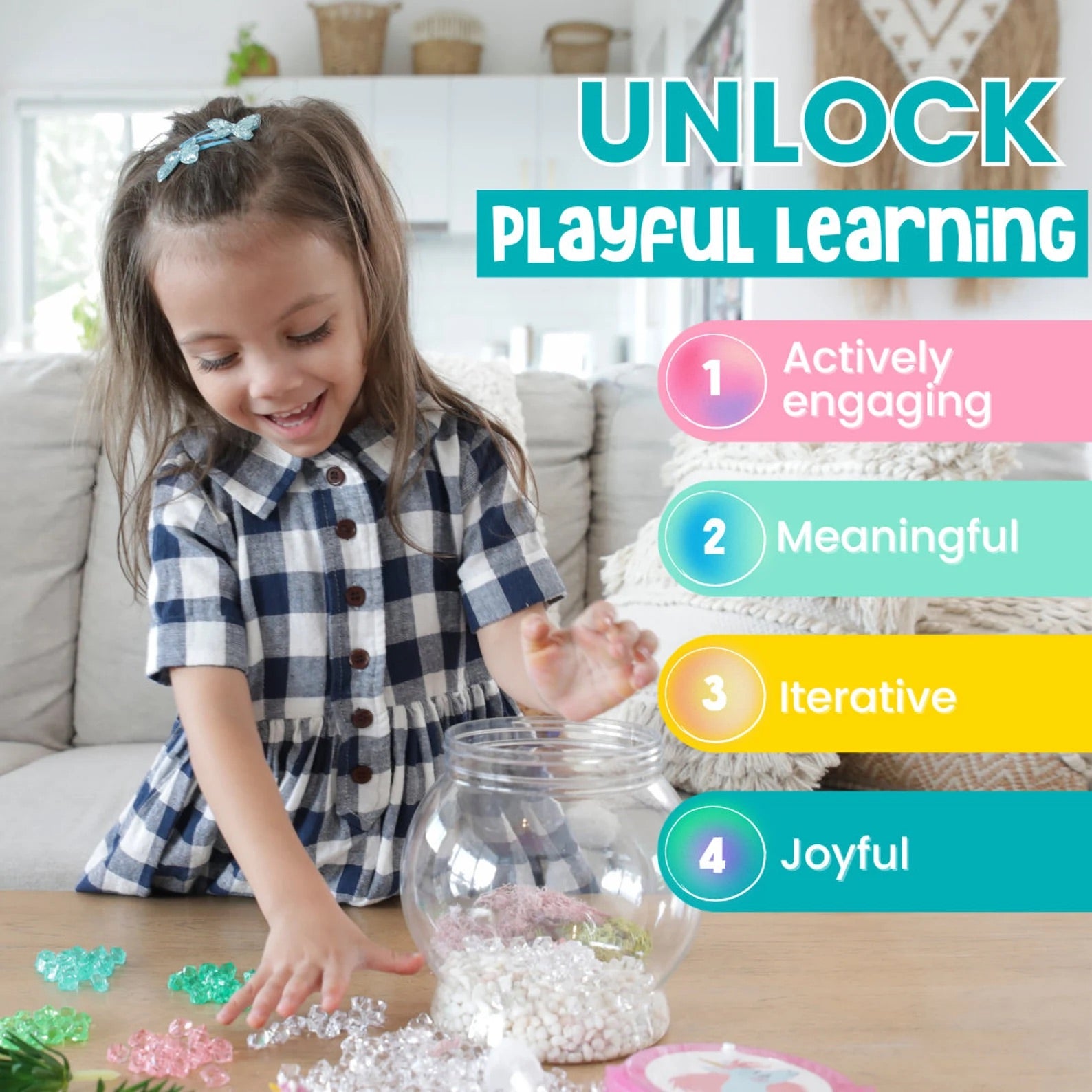 Amitie Lane DIY Light Up Unicorn Terrarium Kit