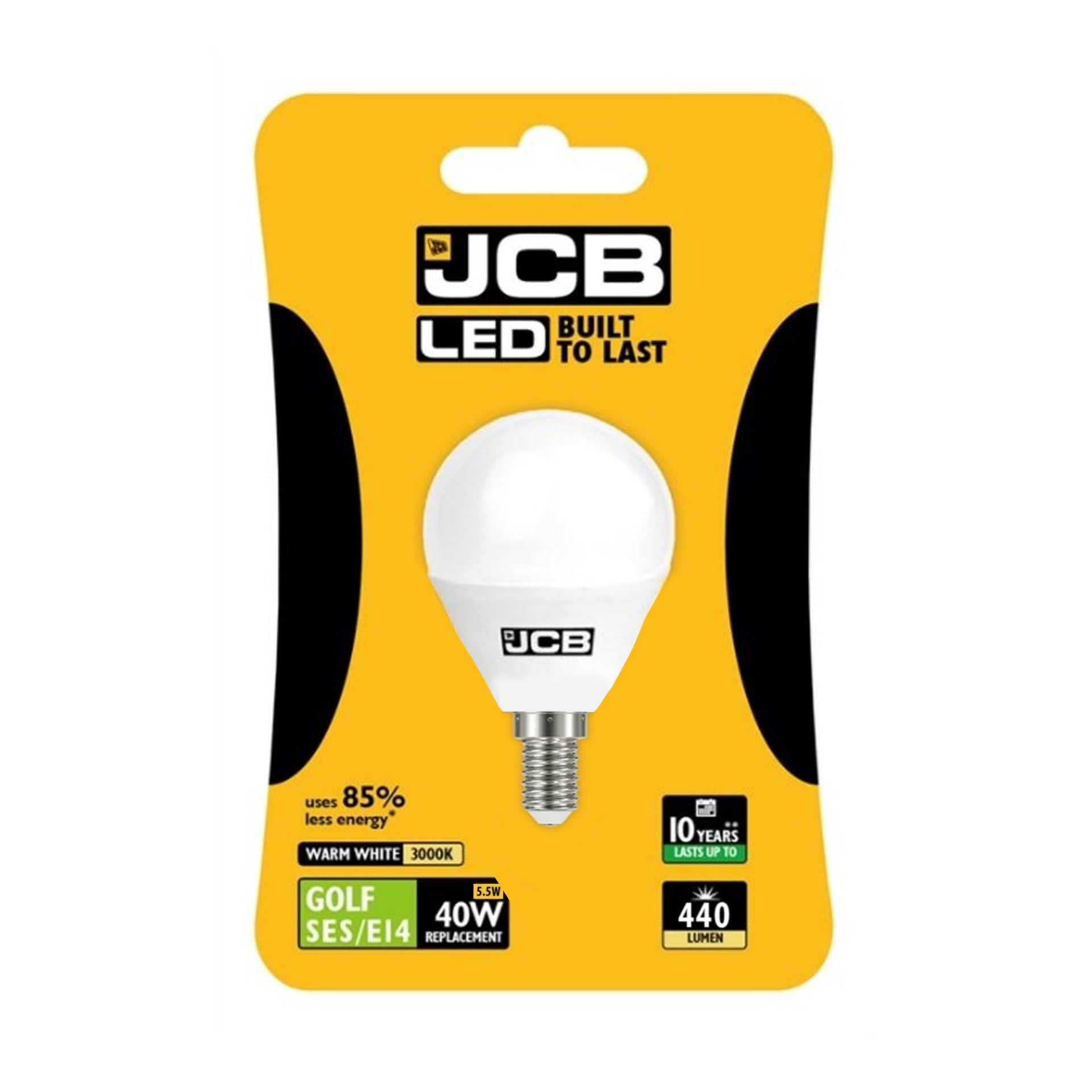 JCB Golf SES/E14 5.5w Light Bulb - Warm White