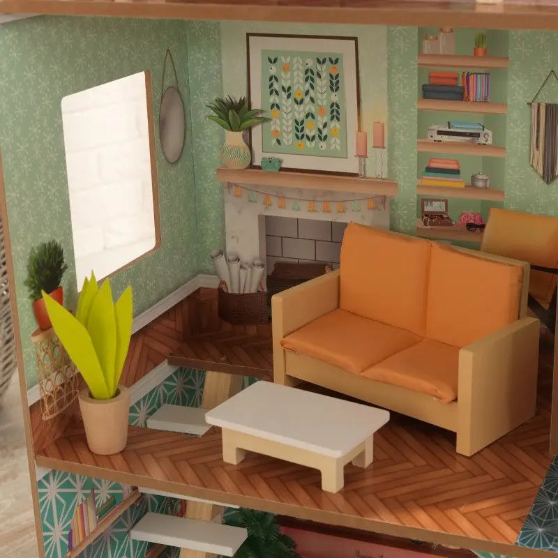 KidsKraft Wooden Dottie Dollhouse