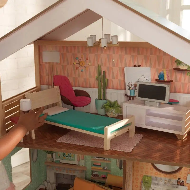 KidsKraft Wooden Dottie Dollhouse
