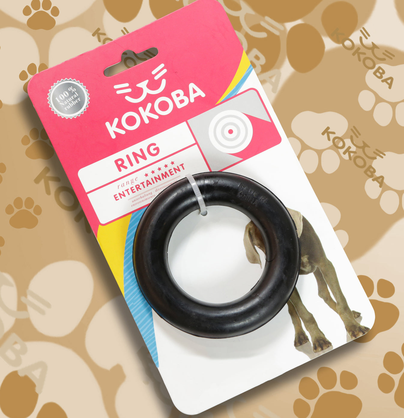 Kokoba Dog Ring Toy For Molar Teething Biting & Chewing Dogs