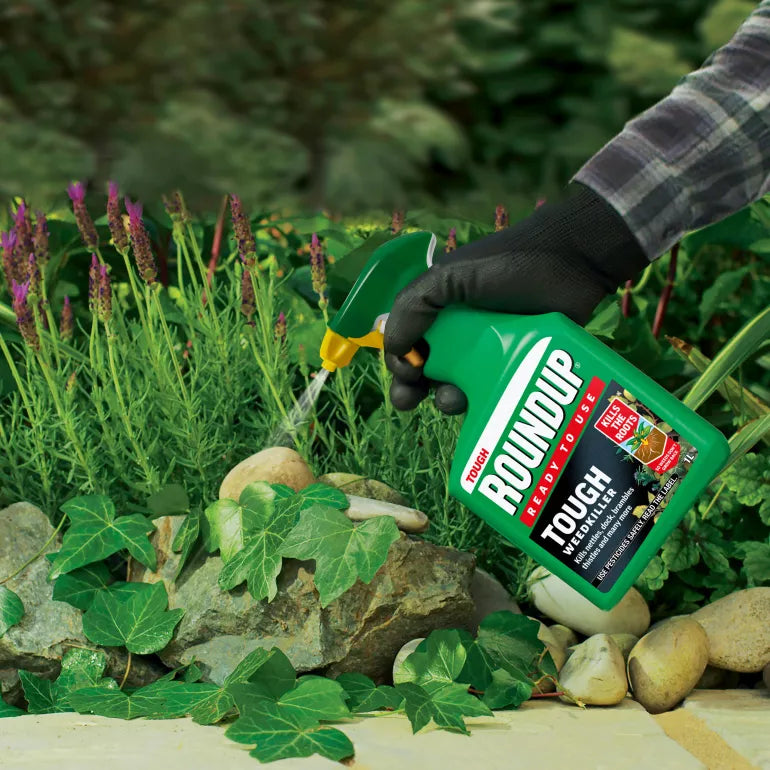 Fast Action Roundup TOUGH Weedkiller 1L Ready To Use for Nettles, Brambles, Thistles & Dock