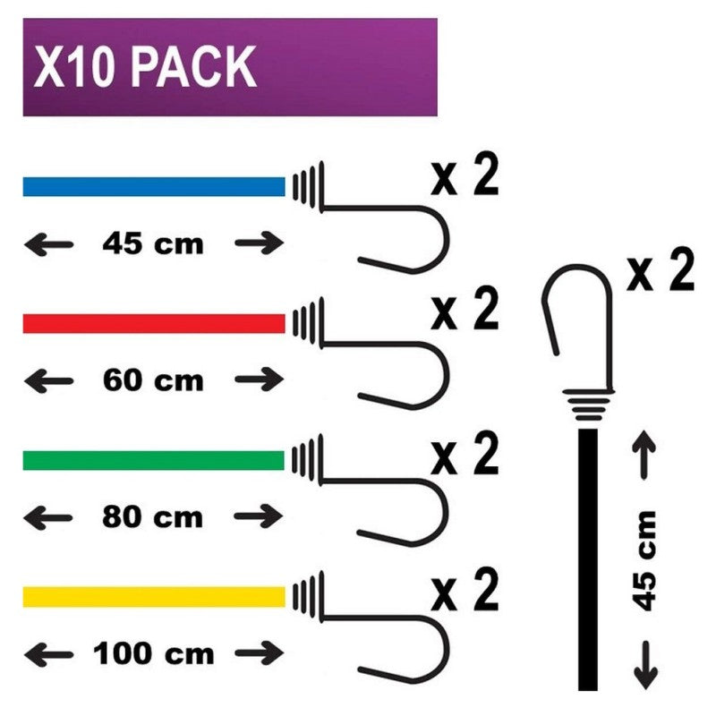 Master Lock Bungee Cords 10 Piece Set