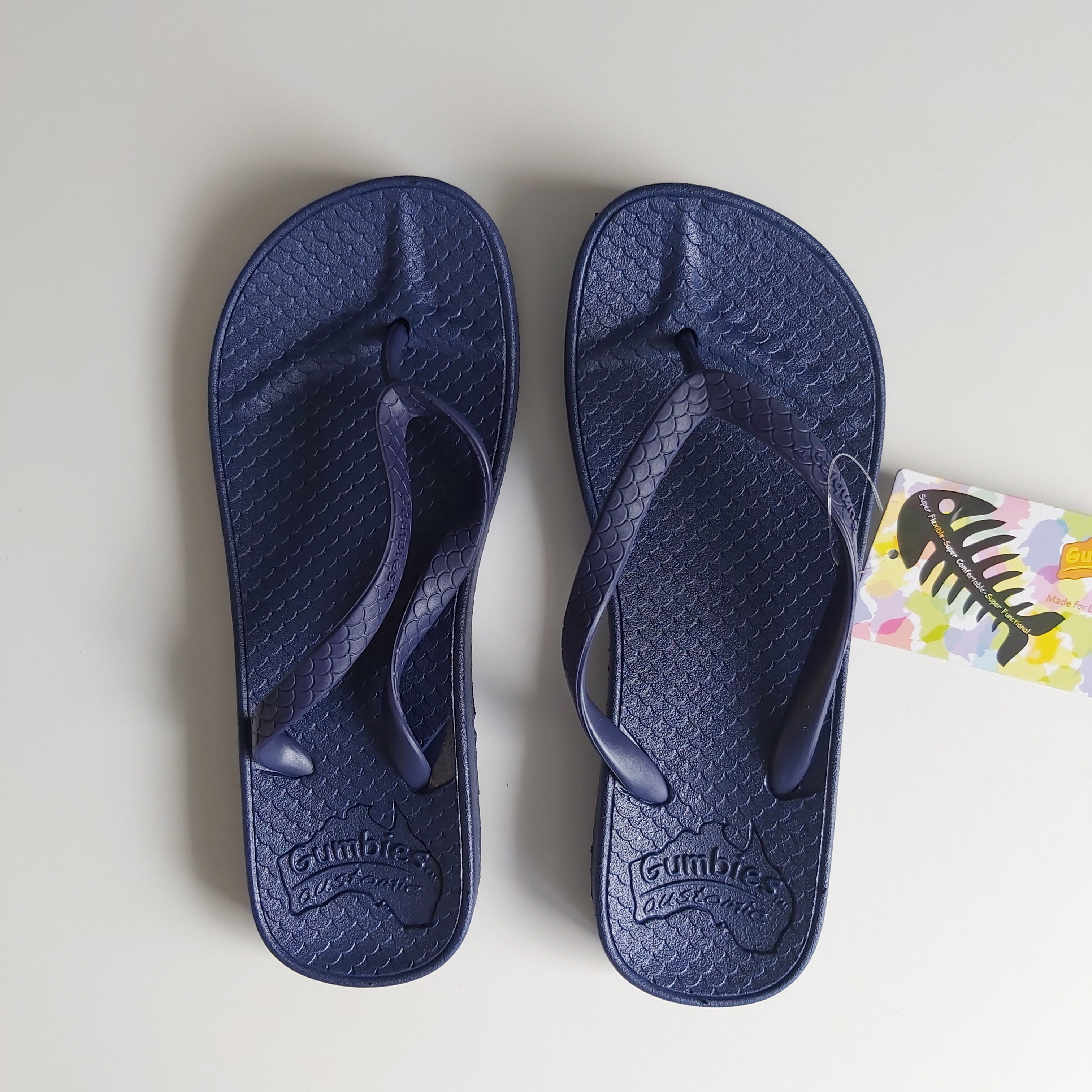Gumbies Flip Flops -Blue UK Size 2/3