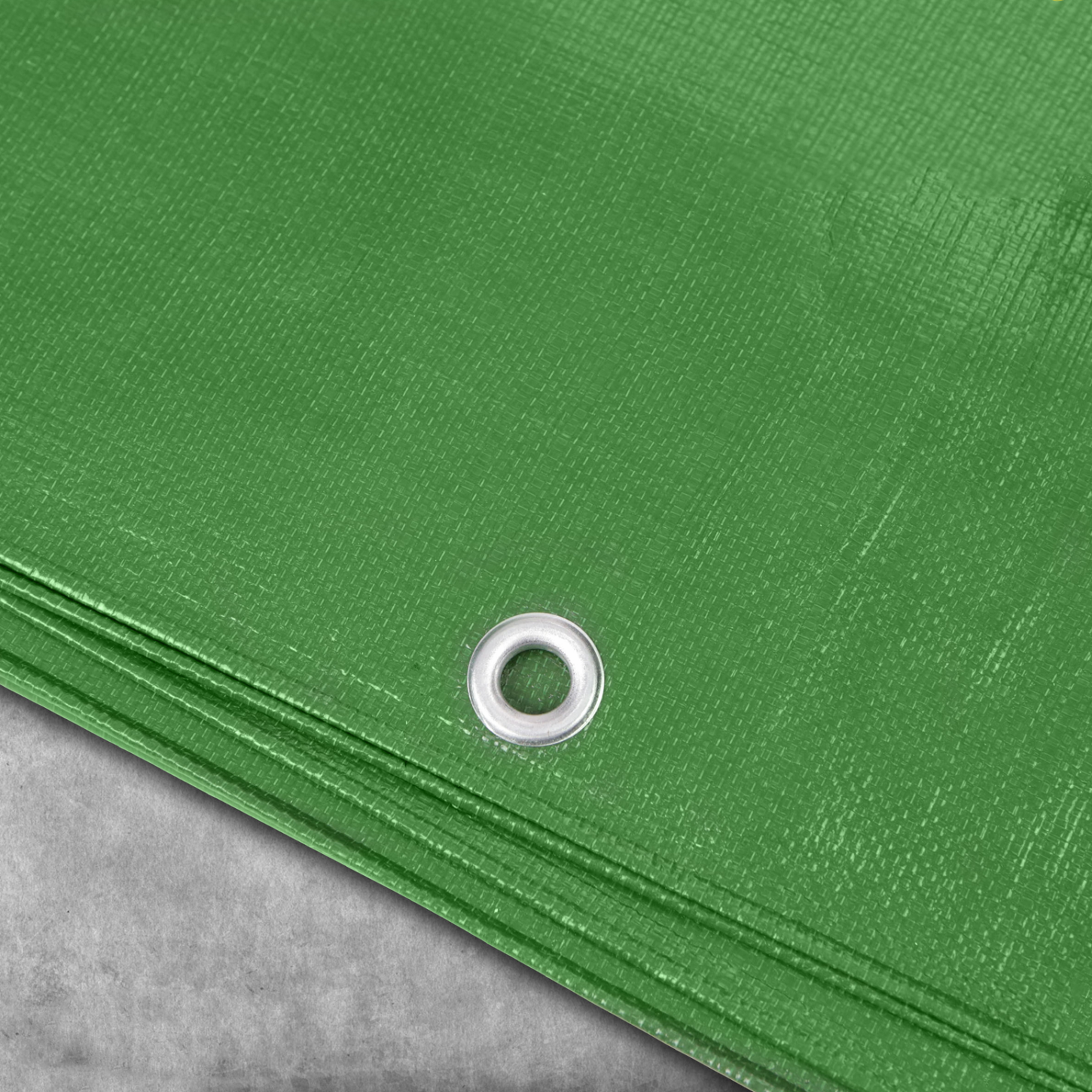 Perimeter Heavy Duty Tarpaulin Green - 2.4 x 3.0 Metres