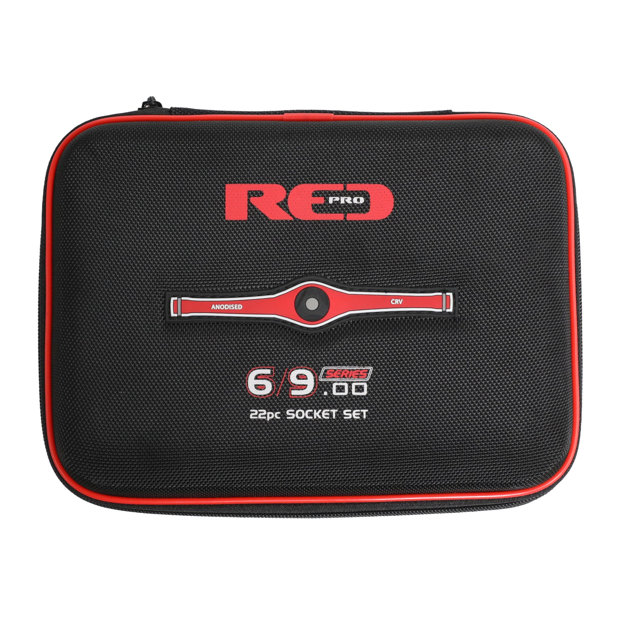 Red Pro Tools 22pc Socket Set 1/4" & 3/8" Drive (6/9.00 Series) - Red
