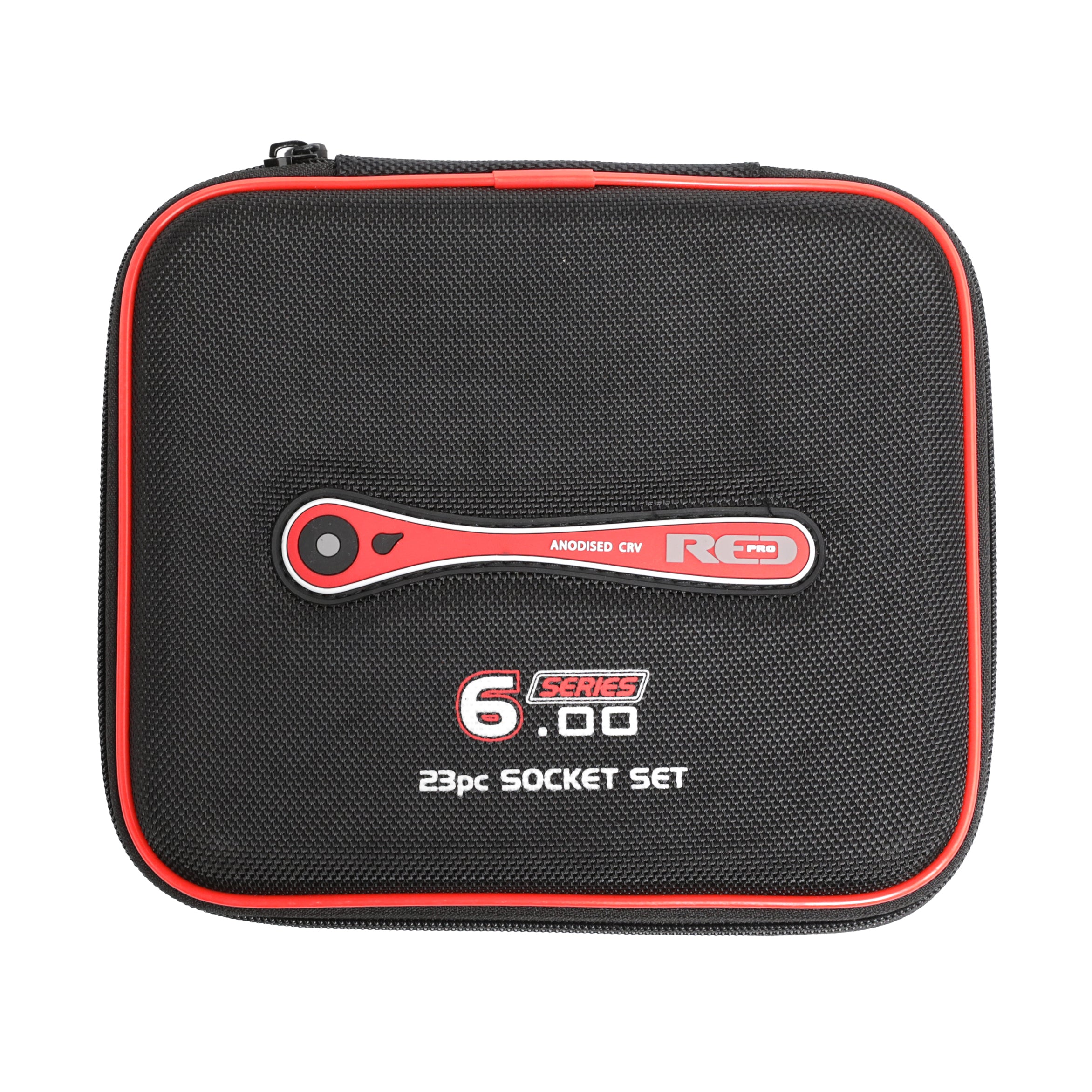Red Pro Tools 23pc Socket Set 1/4" Drive (6.00 Series) - Red