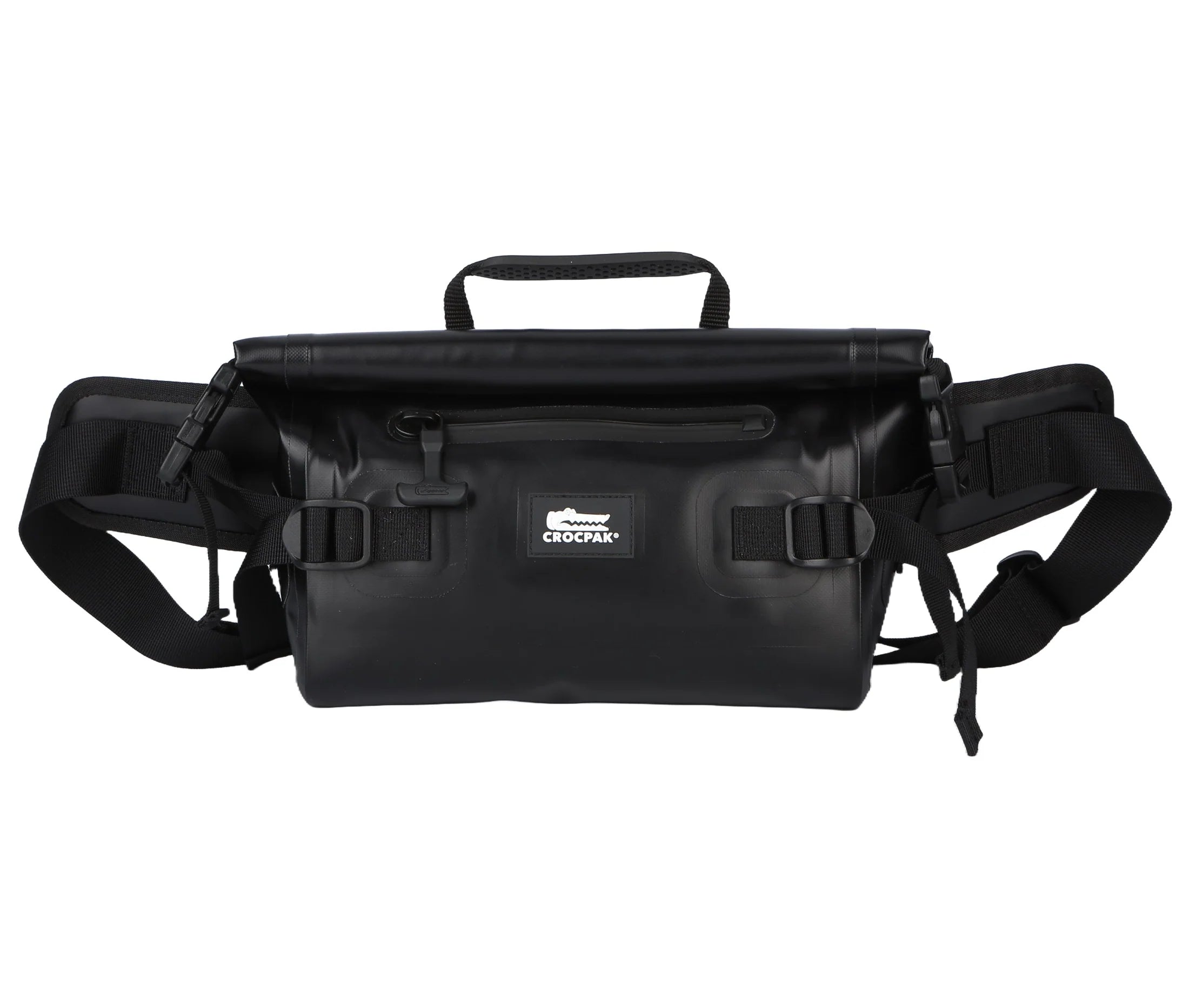 Crocpak Black Roamer Tactical Sling Pouch - Protective Waterproof Bag