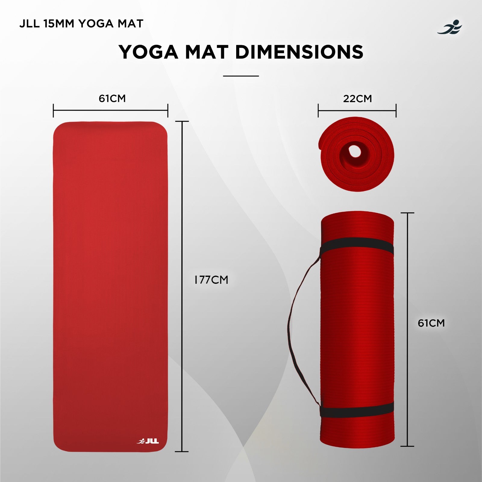 Yoga Exercise Mats  - 15mm (Extra-Thick)