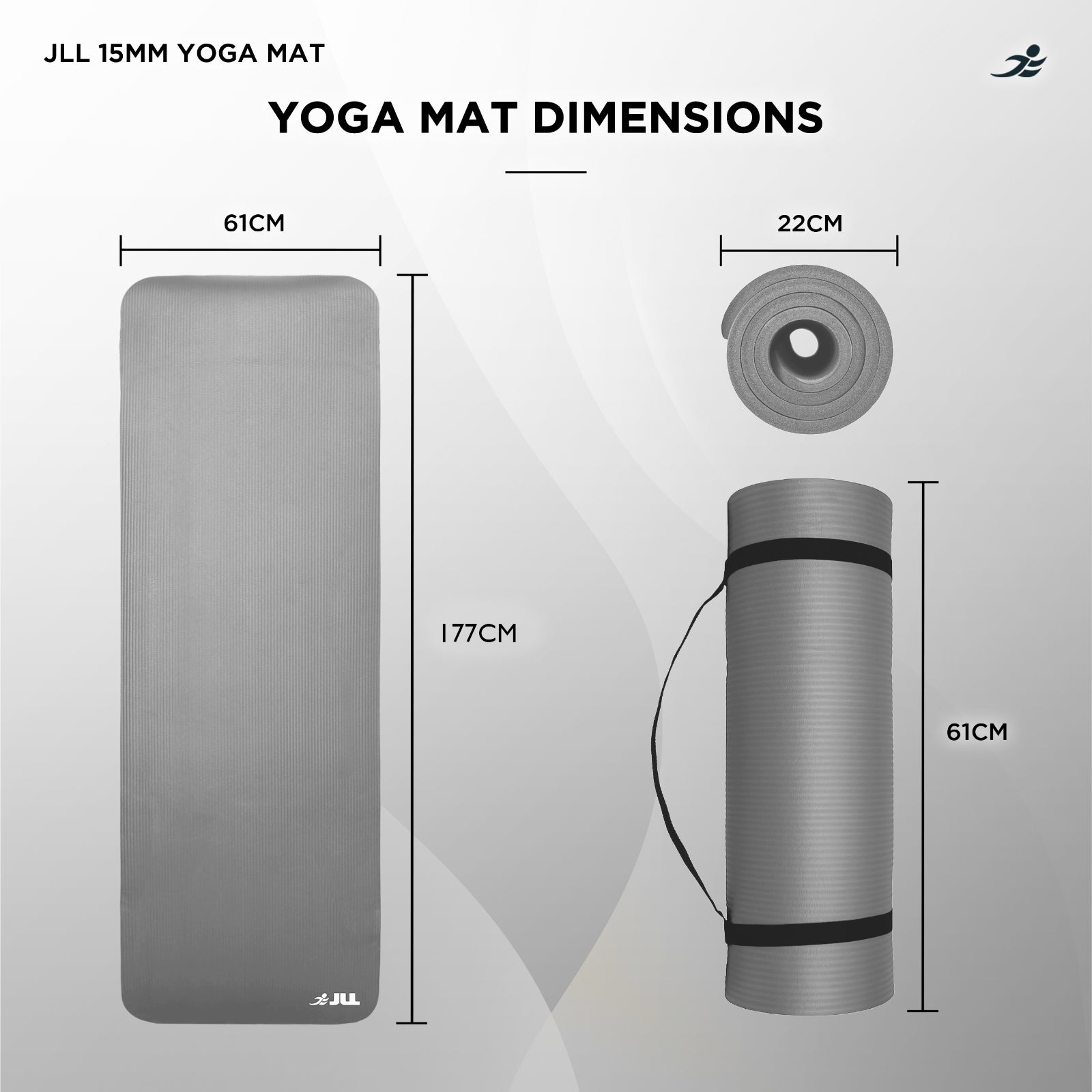 Yoga Exercise Mats  - 15mm (Extra-Thick)