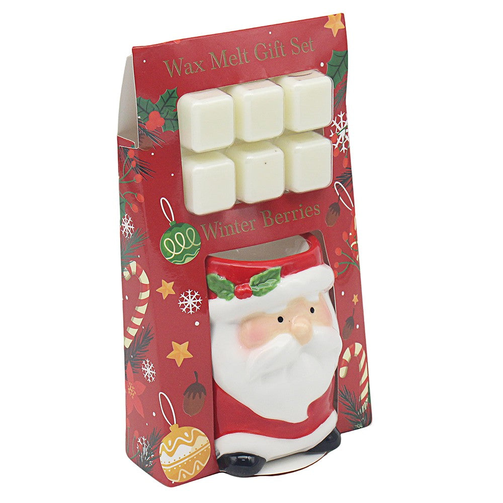 Maison Parfum 'Winter Berries' scented Wax Melts gift set with seasonal burner