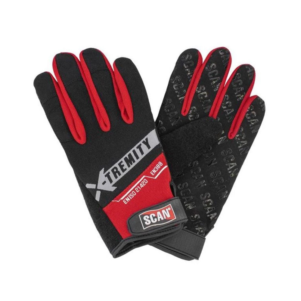 Scan Work Gloves With Touch Screen Function - Large