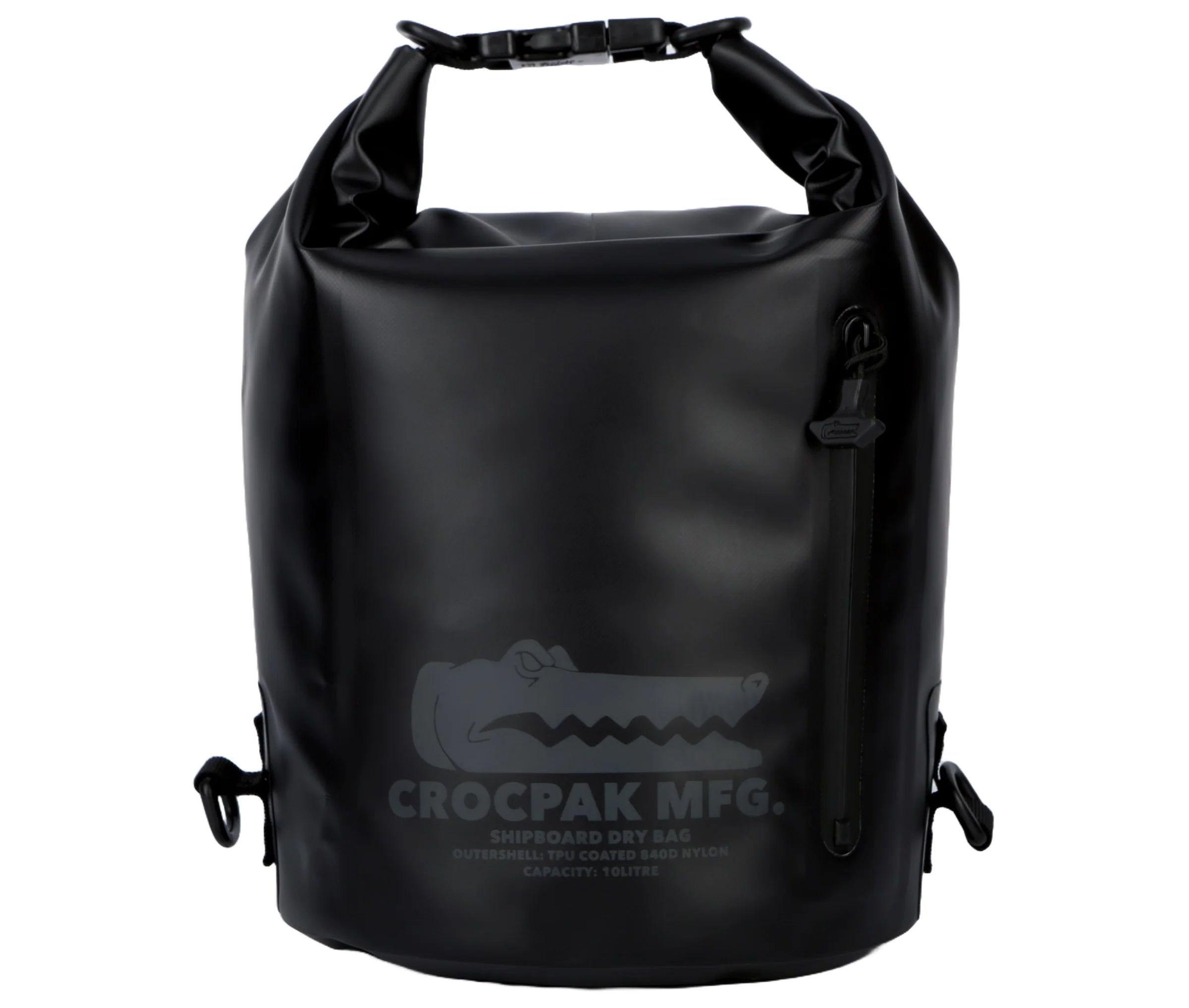 Crocpak Black Classic Dry Bag - Protective Waterproof Bag - Various Sizes