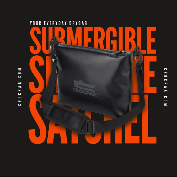 Crocpak Black Shipmate Dry Bag - Protective Waterproof Bag